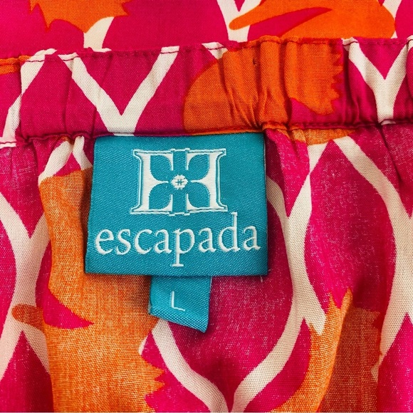 Escapada Strapless Seahorse Print Dress Size L - Picture 6 of 9